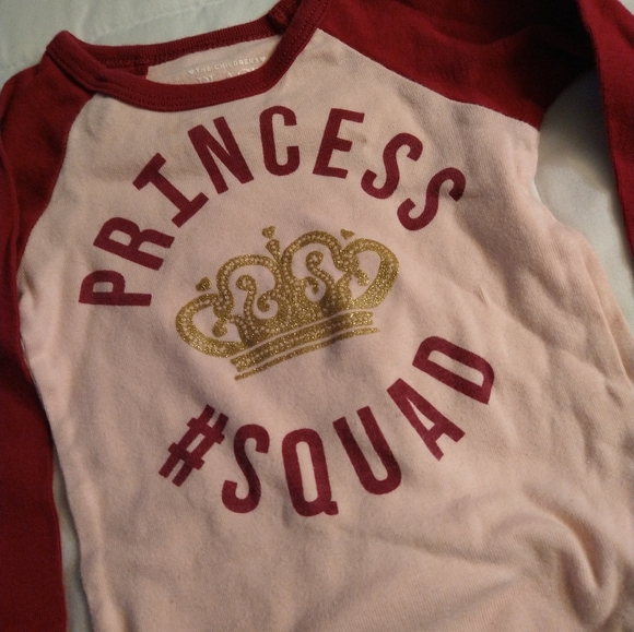6/$15 Size 2t princess squad long sleeve t-shirt - Picture 4 of 14